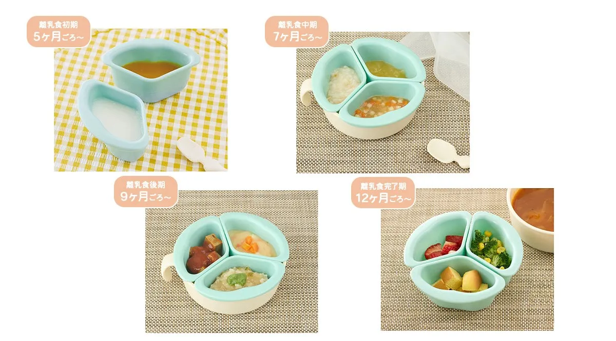 離乳食タイムの革命!持ちかえの手間なくお食事タイムをスムーズに【くるくるプレート】5月上旬発売