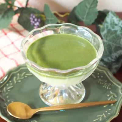 ケールのミルクプリン