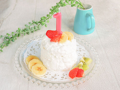 ホットケーキで簡単♪スマッシュケーキ