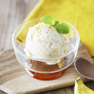 バナナきなこヨーグルトアイス